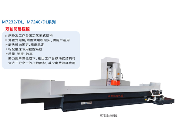 數(shù)/程控臥軸距臺(tái)平面磨床（落地式）M7232/DL、M7240/DL系列